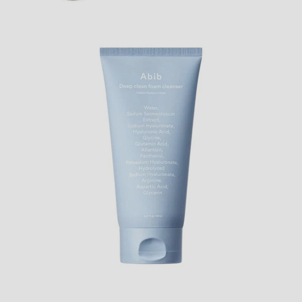 Abib Deep Clean Foam Cleanser Sedum Hyaluron Foam asian authentic genuine original korean skincare montreal toronto calgary canada thekshop thekshop.ca natural organic vegan cruelty-free cosmetics kbeauty vancouver free shipping clean beauty routine skin makeup kpop stayz stan fandom photocard stray kids treasure ateez atiny