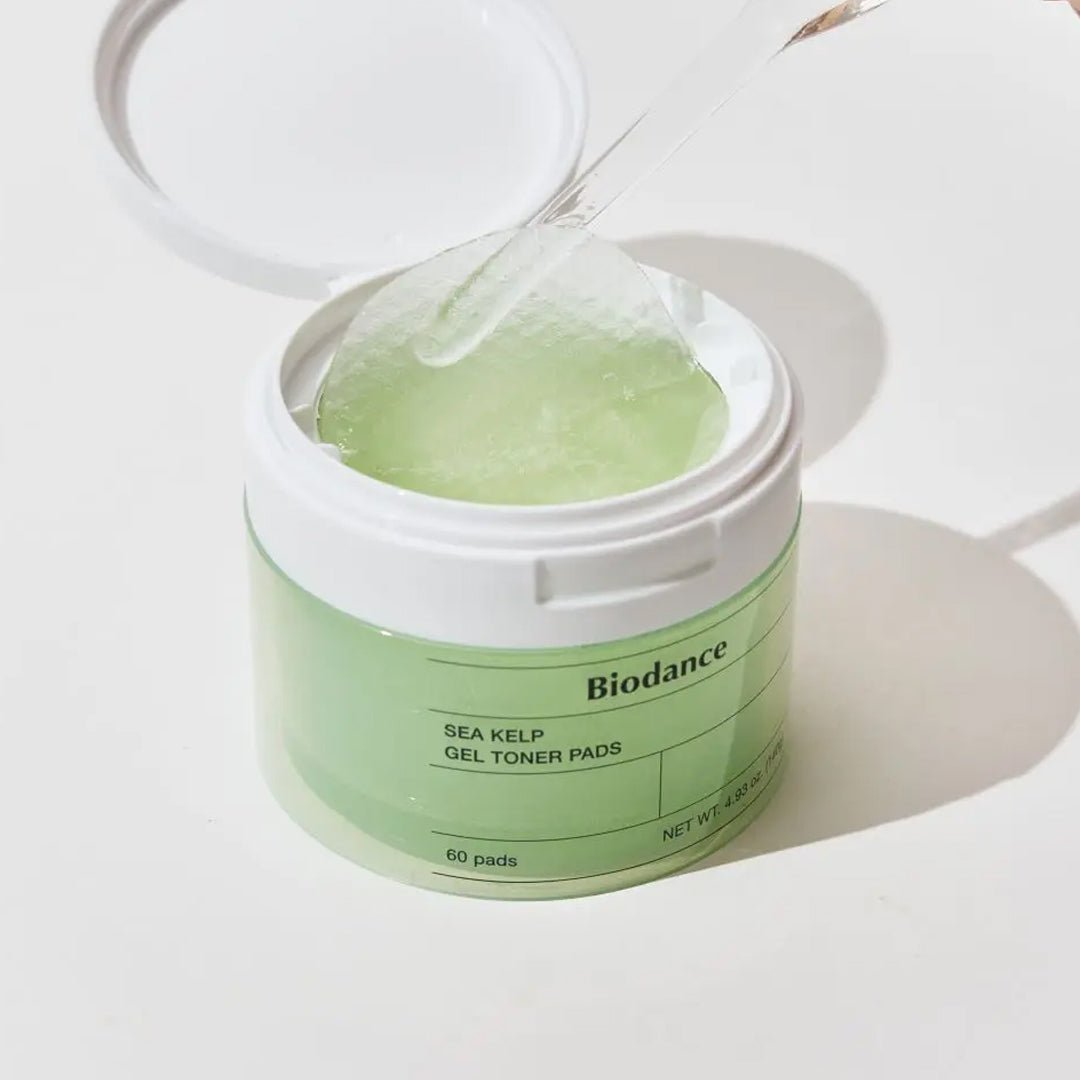 Biodance Sea Kelp Gel Toner Pads asian authentic genuine original korean skincare montreal toronto calgary canada thekshop thekshop.ca natural organic vegan cruelty-free cosmetics kbeauty vancouver free shipping clean beauty routine skin makeup kpop stayz stan fandom photocard stray kids treasure ateez atiny dix30 brossard ddo royal mount st-bruno new store