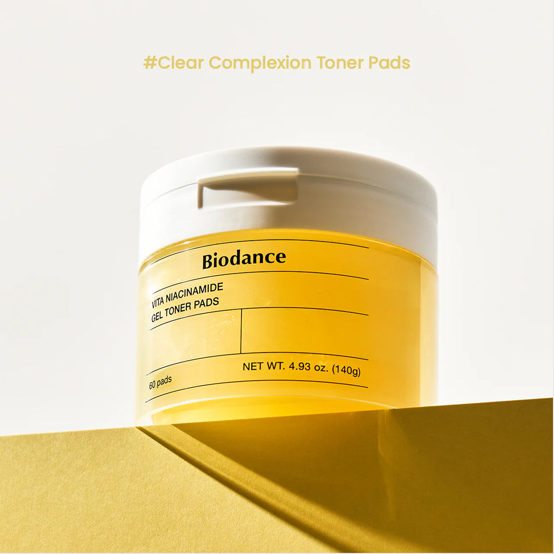Biodance Vita Niacinamide Gel Toner Pads asian authentic genuine original korean skincare montreal toronto calgary canada thekshop thekshop.ca natural organic vegan cruelty-free cosmetics kbeauty vancouver free shipping clean beauty routine skin makeup kpop stayz stan fandom photocard stray kids treasure ateez atiny dix30 brossard ddo royal mount st-bruno new store