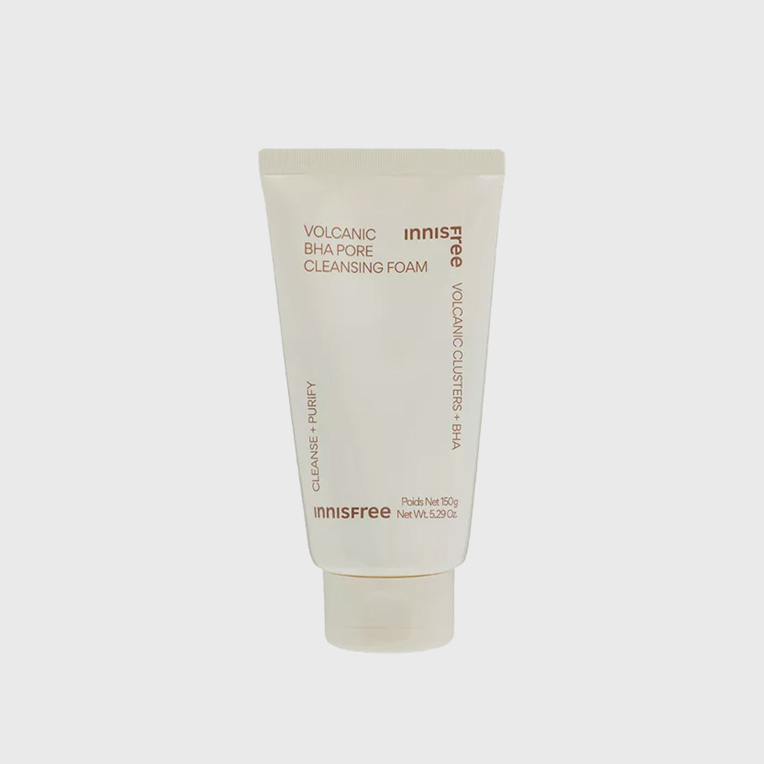 Innisfree Volcanic BHA Pore Cleansing Foam asian authentic genuine original korean skincare montreal toronto calgary canada thekshop thekshop.ca natural organic vegan cruelty-free cosmetics kbeauty vancouver free shipping clean beauty routine skin makeup kpop stayz stan fandom photocard stray kids treasure ateez atiny dix30 brossard ddo royal mount st-bruno new store