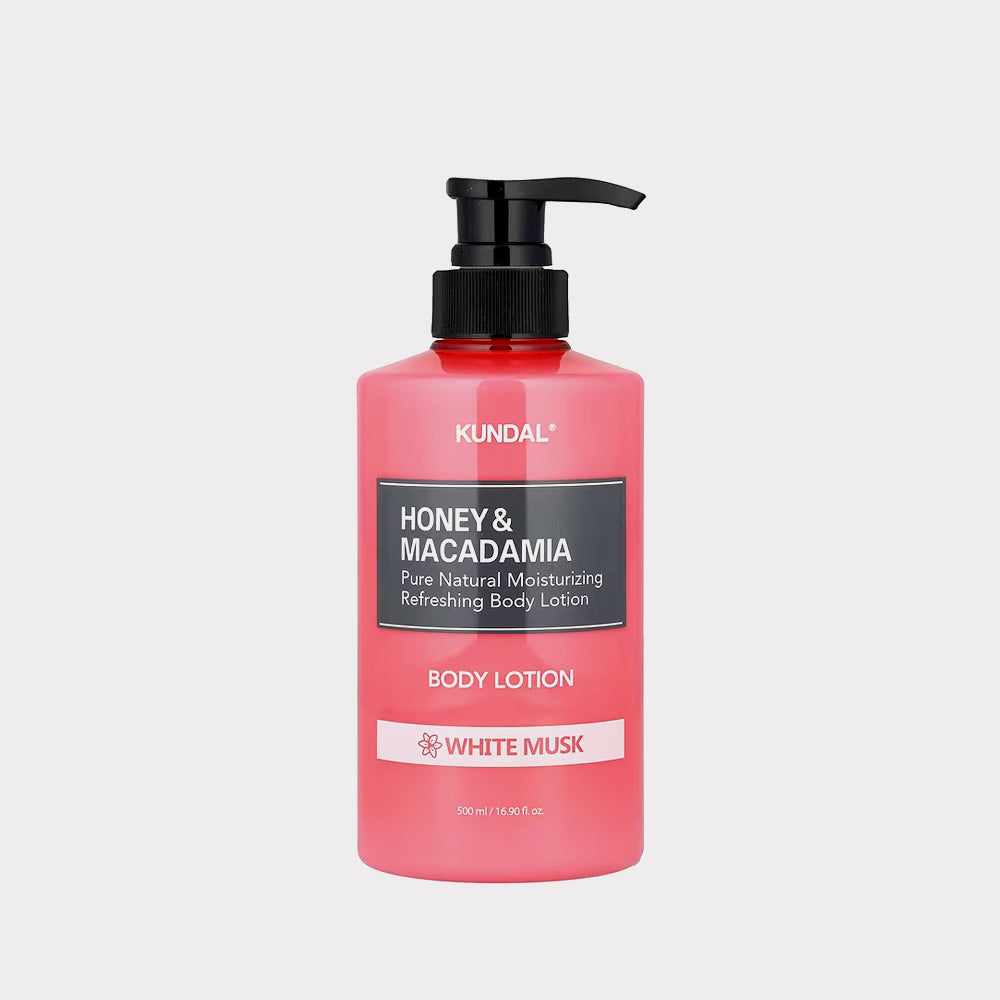 KUNDAL Honey & Macadamia Body Lotion asian authentic genuine original korean skincare montreal toronto calgary canada thekshop thekshop.ca natural organic vegan cruelty-free cosmetics kbeauty vancouver free shipping clean beauty routine skin makeup kpop stayz stan fandom photocard stray kids treasure ateez atiny dix30 brossard ddo royal mount st-bruno new store