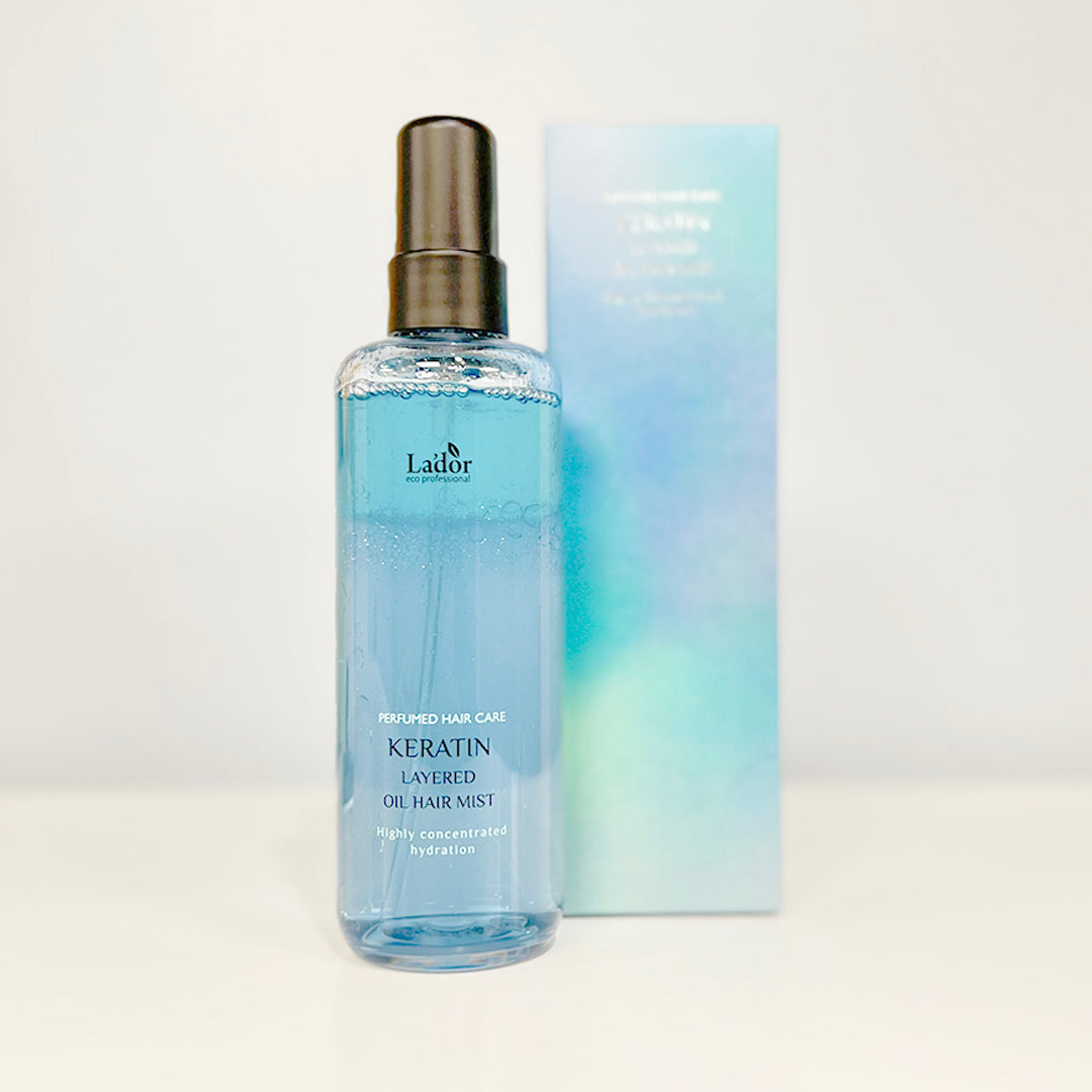 Lador Keratin Layered Oil Mist asian authentic genuine original korean skincare montreal toronto calgary canada thekshop thekshop.ca natural organic vegan cruelty-free cosmetics kbeauty vancouver free shipping clean beauty routine skin makeup