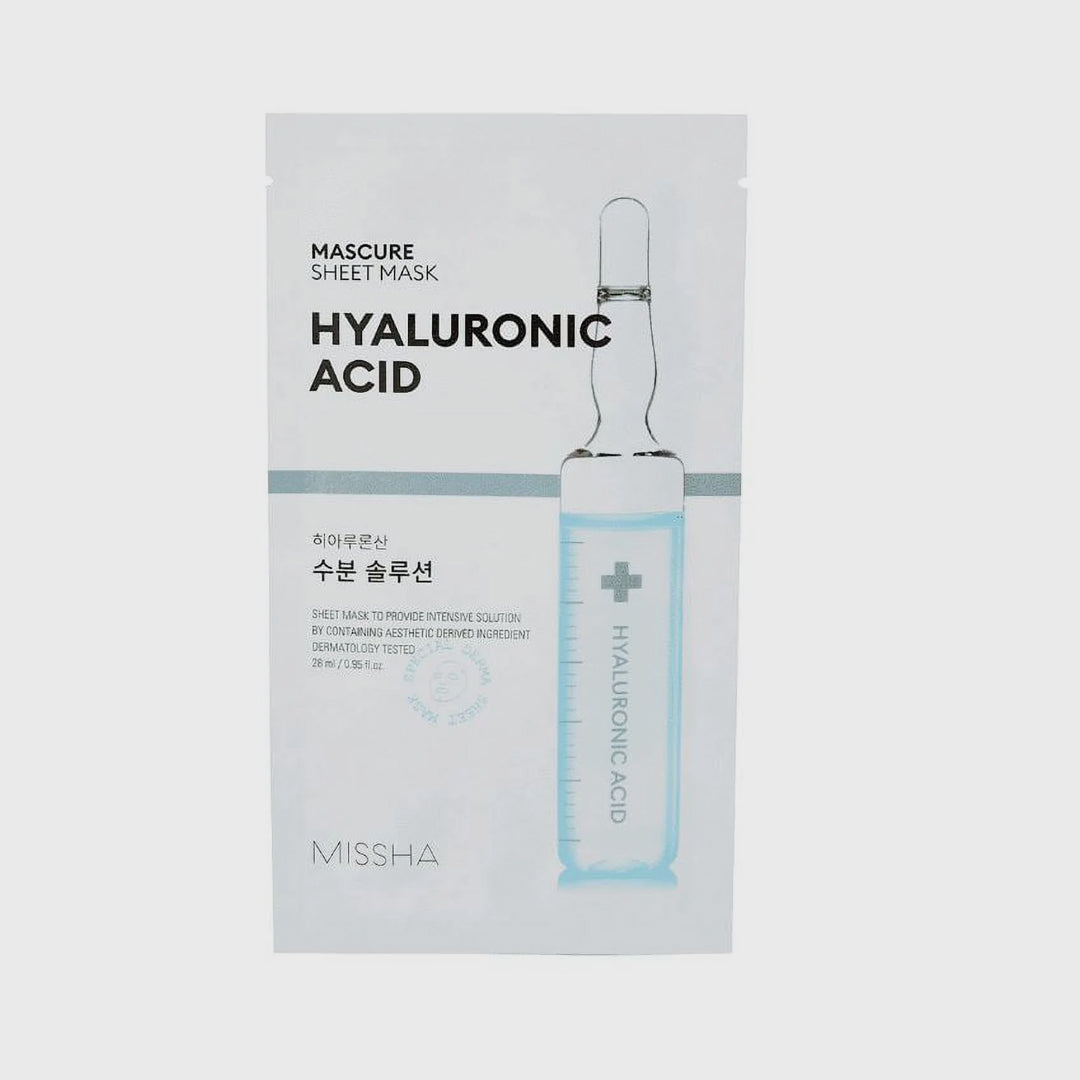 MISSHA Mascure Sheet Mask Hyaluronic Acid asian authentic genuine original korean skincare montreal toronto calgary canada thekshop thekshop.ca natural organic vegan cruelty-free cosmetics kbeauty vancouver free shipping clean beauty routine skin makeup kpop stayz stan fandom photocard stray kids treasure ateez atiny dix30 brossard ddo royal mount st-bruno new store