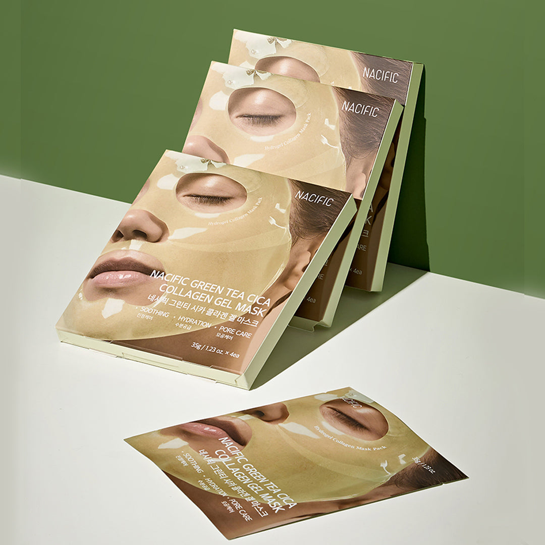 NACIFIC Green Tea Cica Collagen Gel Mask – thekshop.ca