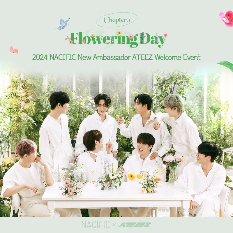 Nacific x ATEEZ Flowering Day Hello ATEEZ Welcome Event