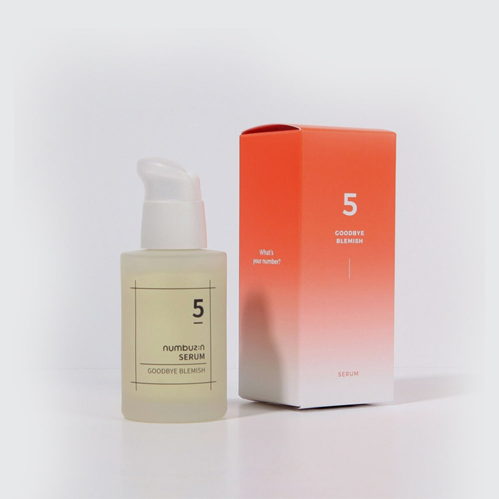 Numbuzin No.5 Goodbye Blemish Serum asian authentic genuine original korean skincare montreal toronto calgary canada thekshop thekshop.ca natural organic vegan cruelty-free cosmetics kbeauty vancouver free shipping clean beauty routine skin makeup kpop stayz stan fandom photocard stray kids treasure ateez atiny
