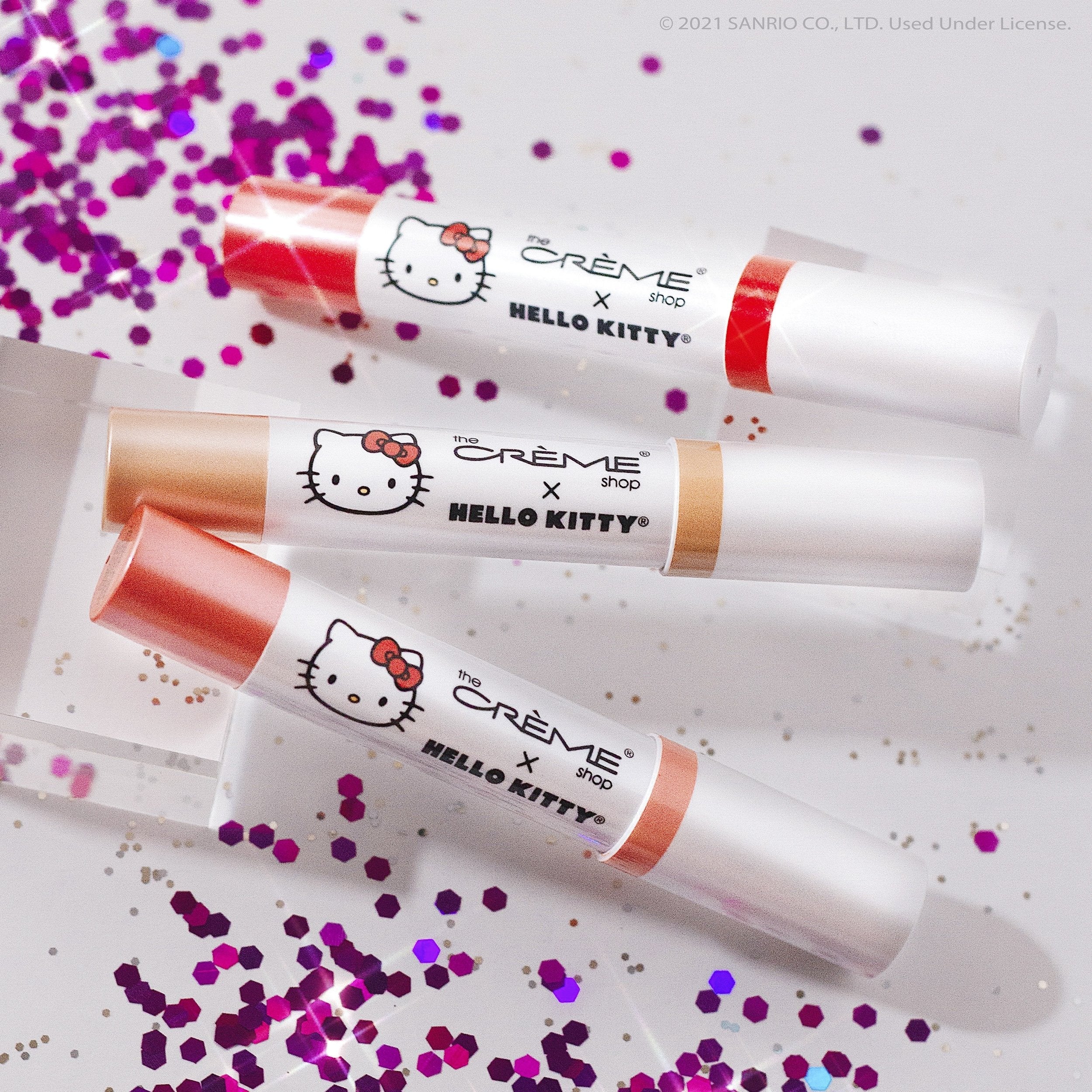 The Crème Shop x Hello Kitty - HELLO LIPPY Moisturizing Tinted Lip Balm asian authentic genuine original korean skincare montreal toronto calgary canada thekshop thekshop.ca natural organic vegan cruelty-free cosmetics kbeauty vancouver free shipping clean beauty routine skin makeup