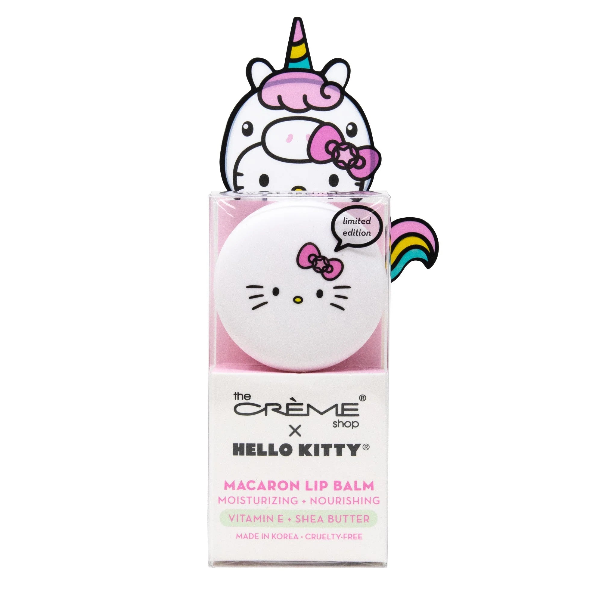 The Crème Shop x Hello Kitty Unicorn Macaron Lip Balm