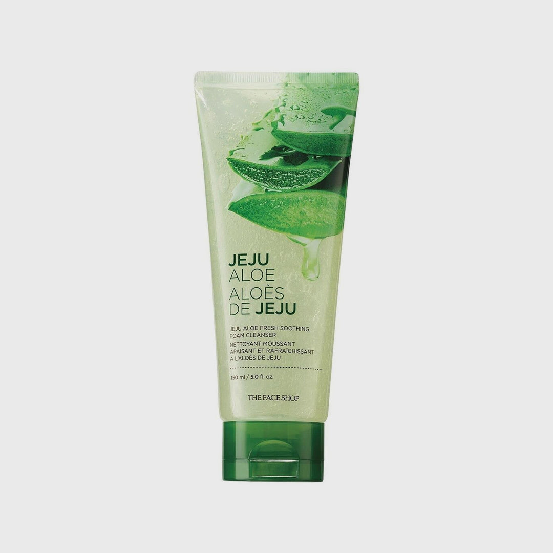 The Face Shop Jeju Aloe Fresh Soothing Gel asian authentic genuine original korean skincare montreal toronto calgary canada thekshop thekshop.ca natural organic vegan cruelty-free cosmetics kbeauty vancouver free shipping clean beauty routine skin makeup kpop stayz stan fandom photocard stray kids treasure ateez atiny dix30 brossard ddo royal mount st-bruno new store
