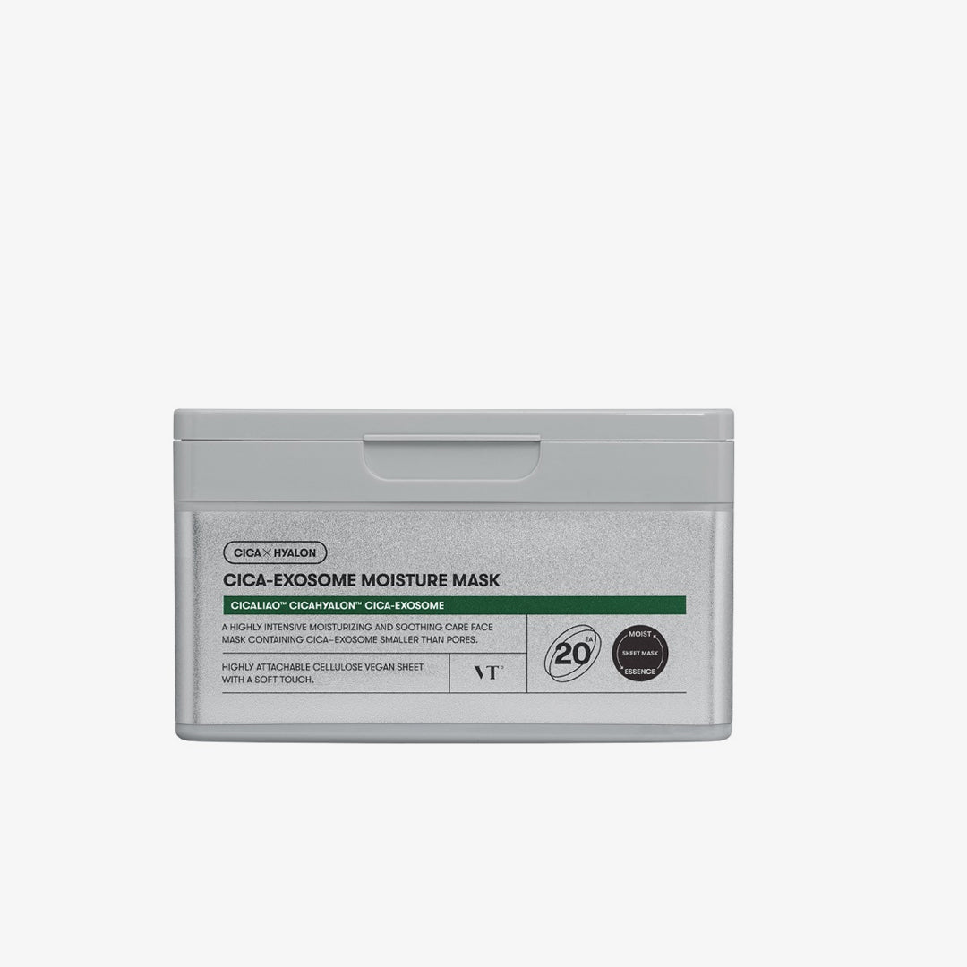 VT CICA-EXOSOME MOISTURE MASK 4つ VT Cica-Exosome Moisture Mask – thekshop.ca