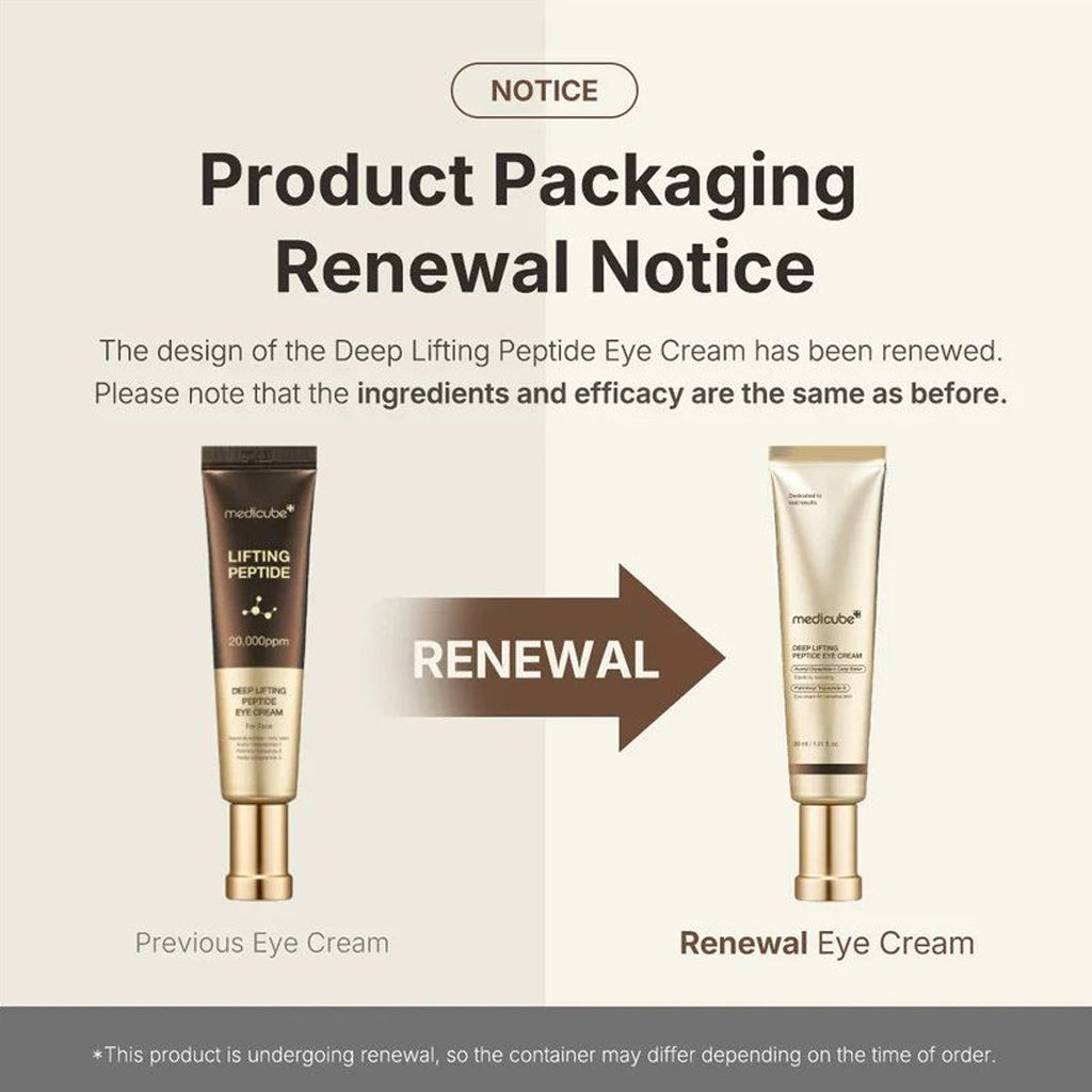 medicube Deep Lifting Peptide Eye Cream