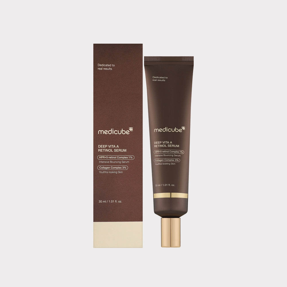 medicube Deep Vita A Retinol Serum asian authentic genuine original korean skincare montreal toronto calgary canada thekshop thekshop.ca natural organic vegan cruelty-free cosmetics kbeauty vancouver free shipping clean beauty routine skin makeup kpop stayz stan fandom photocard stray kids treasure ateez atiny dix30 brossard ddo royal mount st-bruno new store