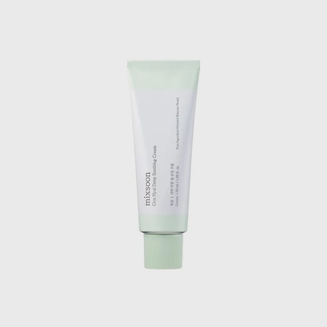 mixsoon Cica Hyal Deep Soothing Cream asian authentic genuine original korean skincare montreal toronto calgary canada thekshop thekshop.ca natural organic vegan cruelty-free cosmetics kbeauty vancouver free shipping clean beauty routine skin makeup kpop stayz stan fandom photocard stray kids treasure ateez atiny dix30 brossard ddo royal mount st-bruno new store