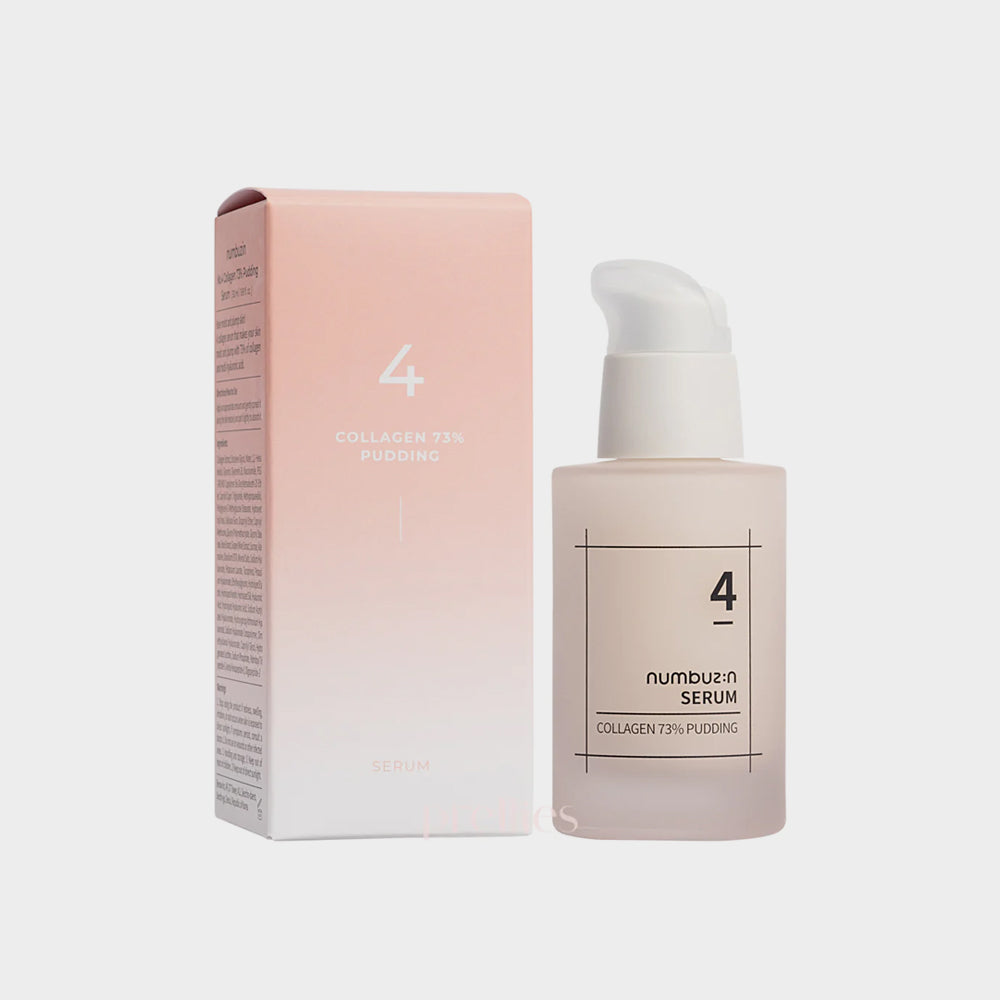 numbuzin No. 4 Collagen 73% Pudding Serum asian authentic genuine original korean skincare montreal toronto calgary canada thekshop thekshop.ca natural organic vegan cruelty-free cosmetics kbeauty vancouver free shipping clean beauty routine skin makeup kpop stayz stan fandom photocard stray kids treasure ateez atiny