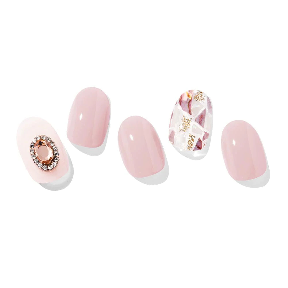 ohora Semi Cured Gel Nail Strips N Audrey diy gel extension manicure design art asian authentic genuine original korean skincare montreal toronto calgary canada thekshop thekshop.ca natural organic vegan cruelty-free cosmetics kbeauty vancouver free shipping clean beauty routine skin makeup