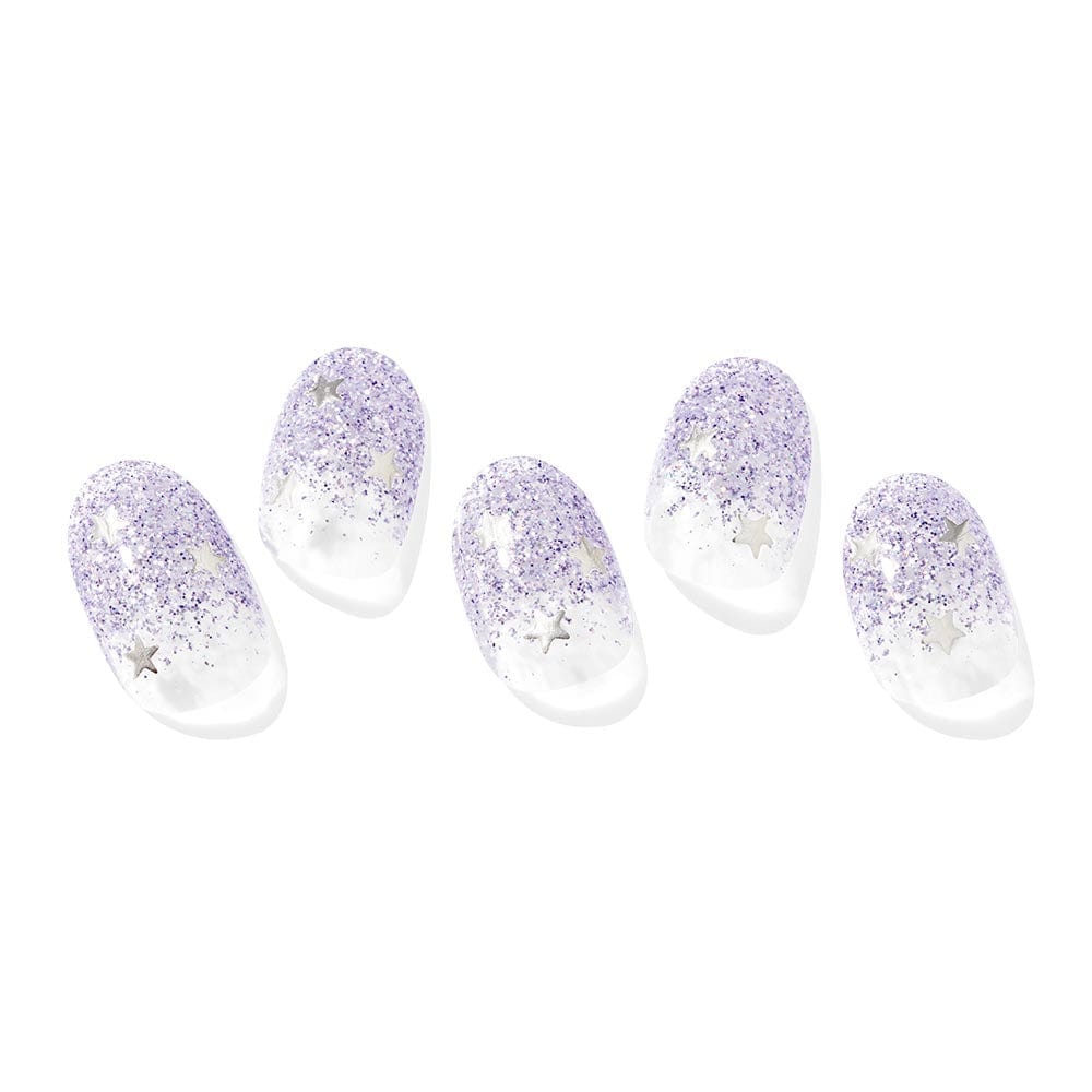 ohora Semi Cured Gel Nail Strips N Shooting Star diy gel extension manicure design art asian authentic genuine original korean skincare montreal toronto calgary canada thekshop thekshop.ca natural organic vegan cruelty-free cosmetics kbeauty vancouver free shipping clean beauty routine skin makeup