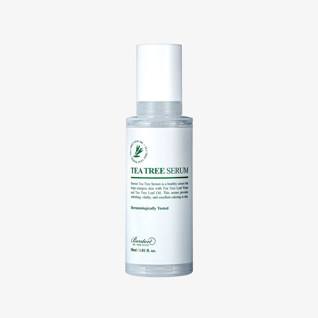 Benton Tea Tree Serum asian authentic genuine original korean skincare montreal toronto calgary canada thekshop thekshop.ca natural organic vegan cruelty-free cosmetics kbeauty vancouver free shipping