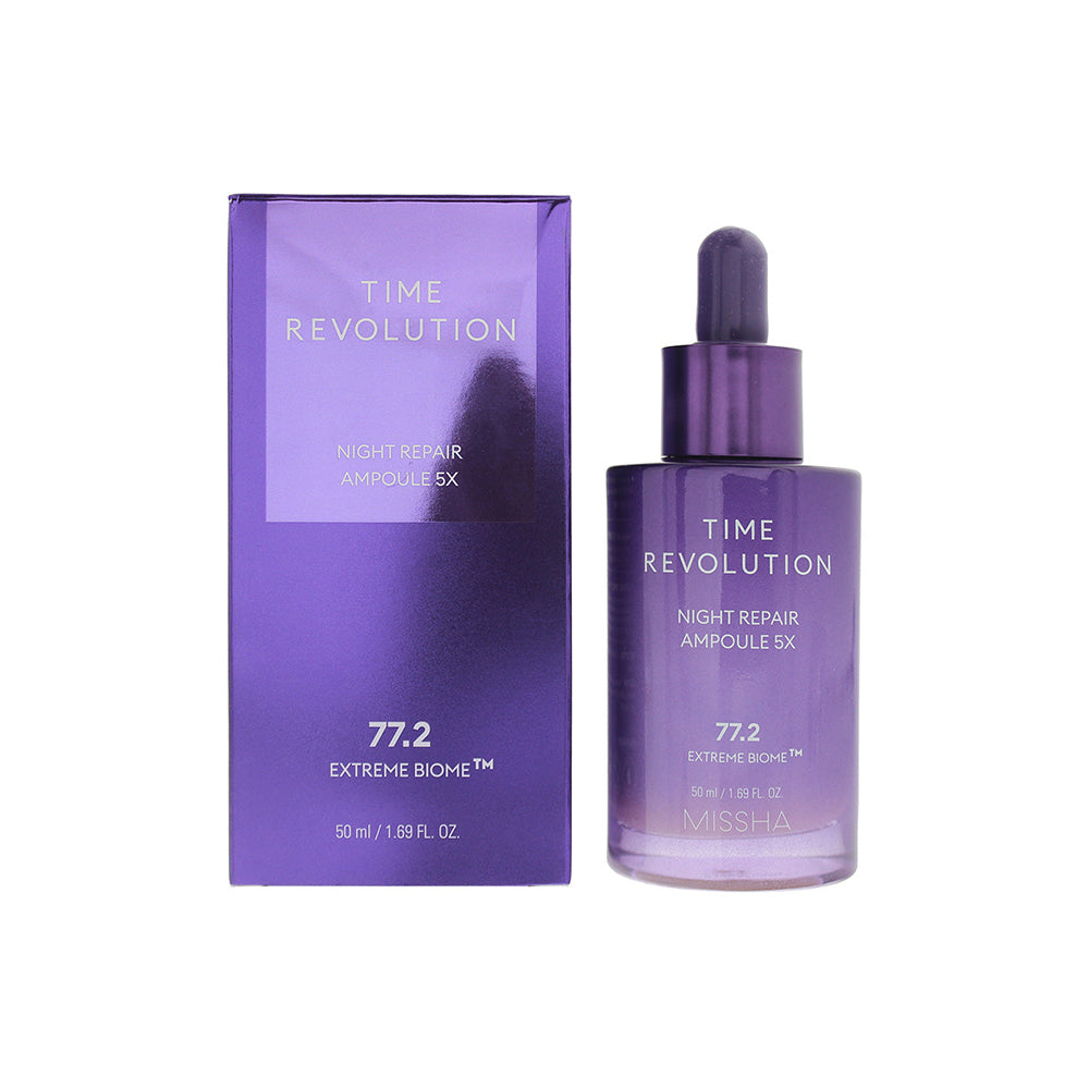 MISSHA - Time Revolution Night Repair Ampoule 5X asian authentic genuine original korean skincare montreal toronto calgary canada thekshop thekshop.ca natural organic vegan cruelty-free cosmetics kbeauty vancouver free shipping