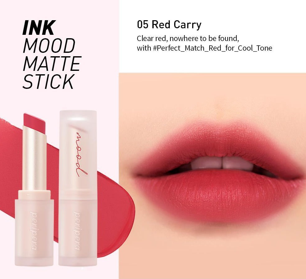 PERIPERA Ink Mood Matte Stick asian authentic genuine original korean skincare montreal toronto canada thekshop thekshop.ca natural organic vegan cruelty-free cosmetics kbeauty vancouver free shipping lipstick liptint kbeauty