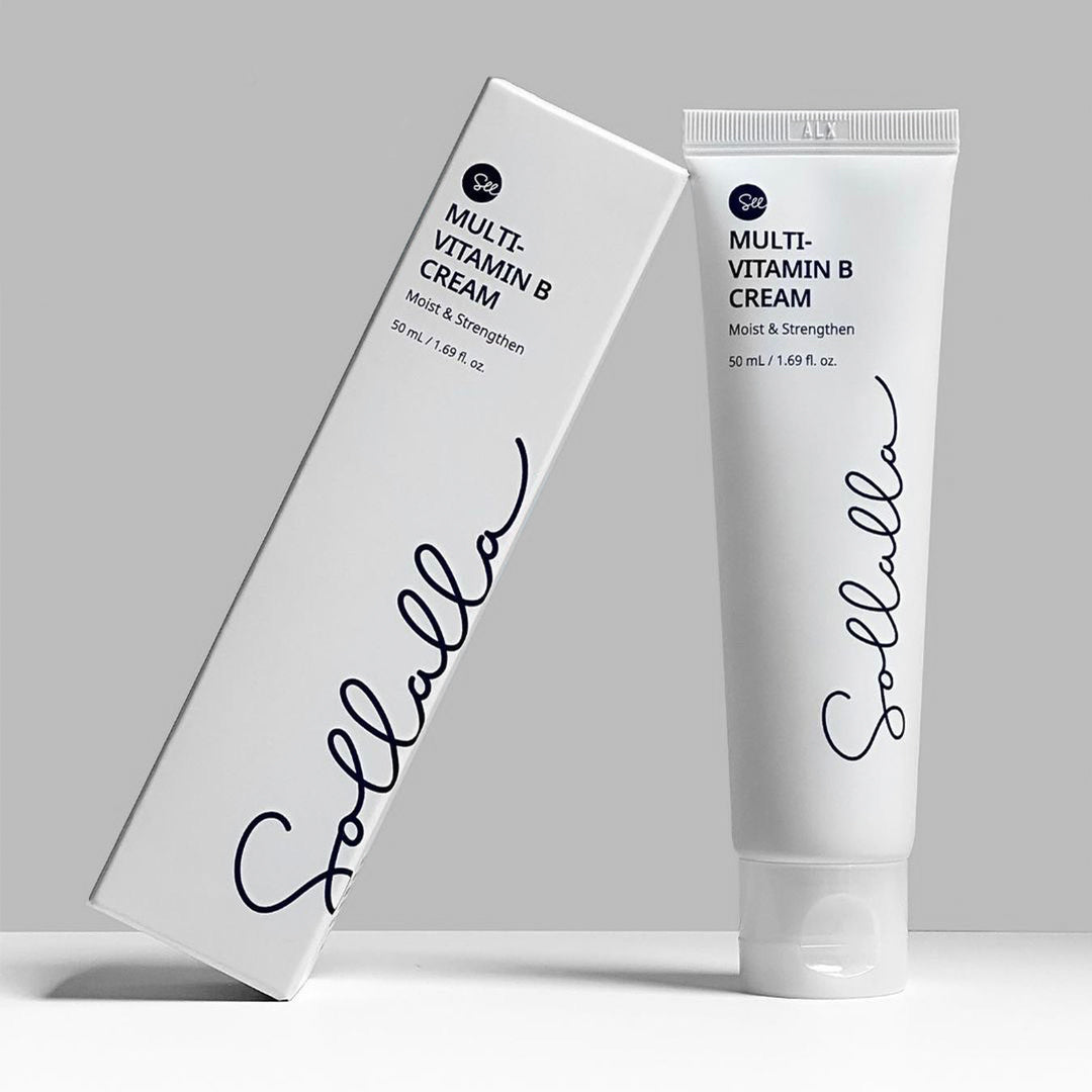 Sollalla Multi-Vitamin B Cream asian authentic genuine original korean skincare montreal toronto calgary canada thekshop thekshop.ca natural organic vegan cruelty-free cosmetics kbeauty vancouver free shipping