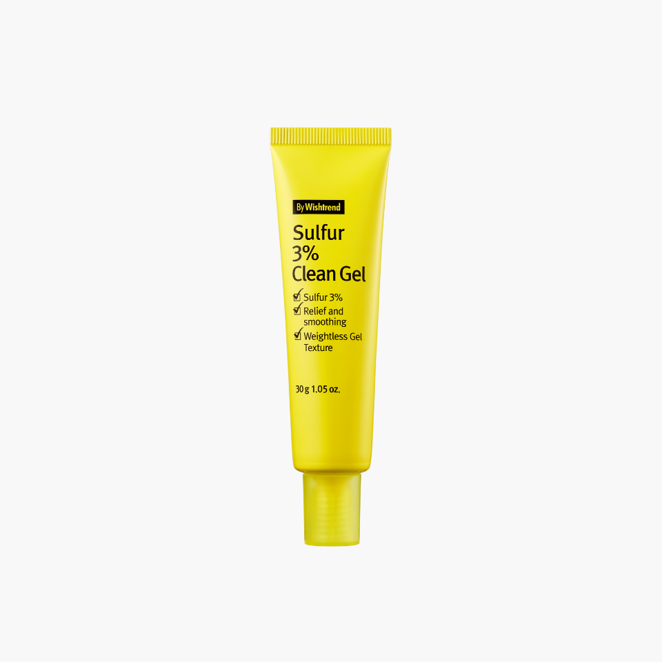 BY WISHTREND - Sulfur 3% Clean Gel asian authentic genuine original korean skincare montreal toronto canada thekshop thekshop.ca natural organic vegan cruelty-free cosmetics kbeauty vancouver free shipping