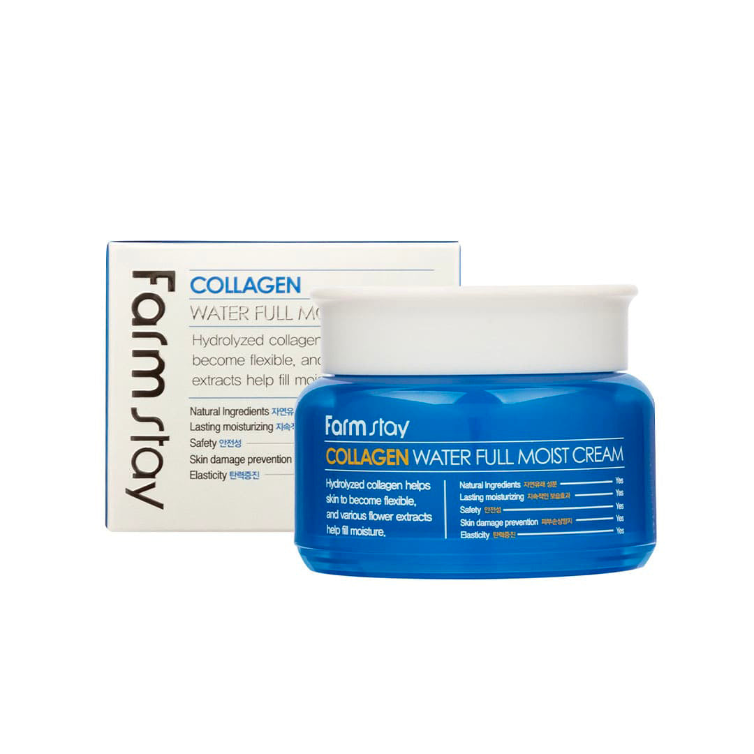 FARMSTAY (Farm Stay) Collagen Water Full Moist Cream asian korean skincare montreal toronto canada thekshop thekshop.ca natural organic vegan cruelty-free cosmetics