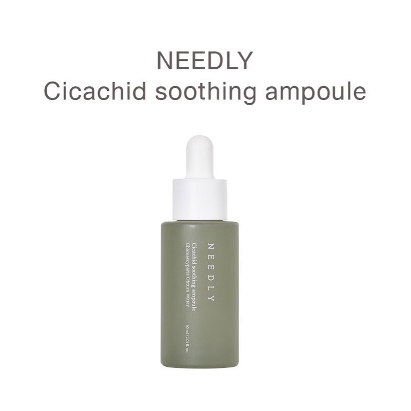 Needly Cicachid Soothing Ampoule asian authentic genuine original korean skincare montreal toronto canada thekshop thekshop.ca natural organic vegan cruelty-free cosmetics kbeauty vancouver free shipping