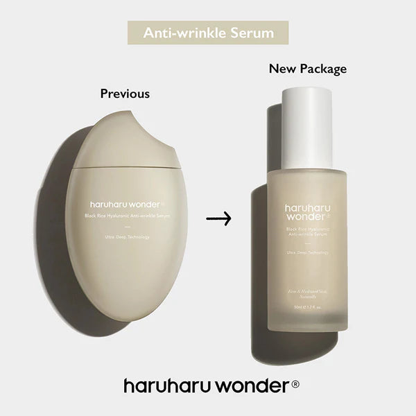 HARUHARU WONDER Sérum anti-rides hyaluronique au riz noir