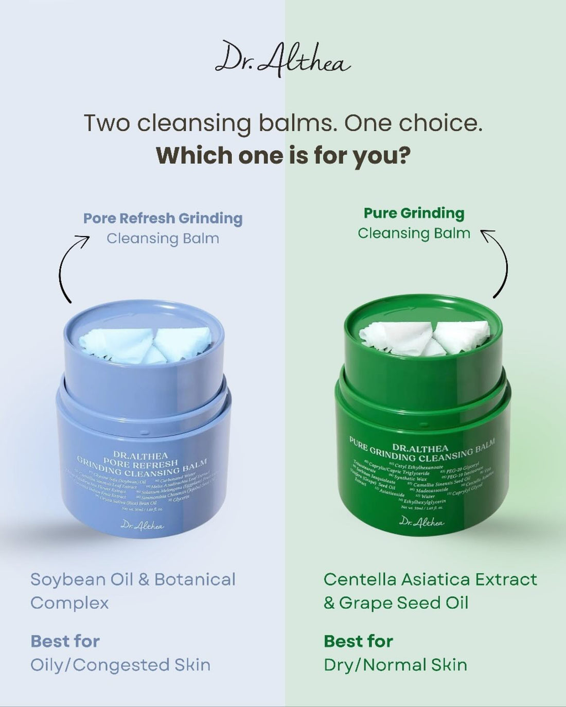Pore Refresh Cleansing Balm vs Pure Cleansing Balm — What’s the Real Difference?