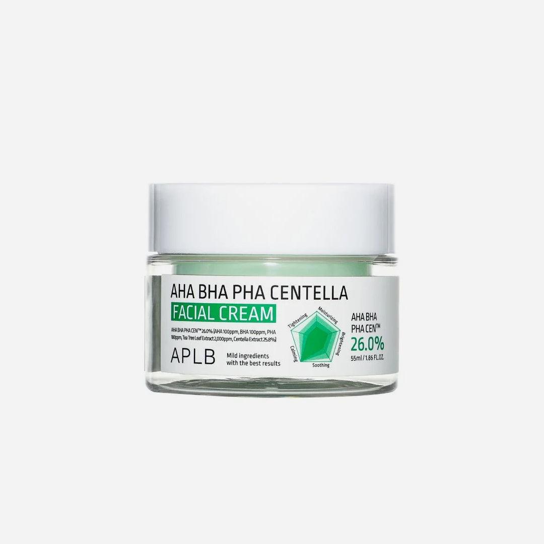 APLB AHA BHA PHA Centella Facial Cream 55mL