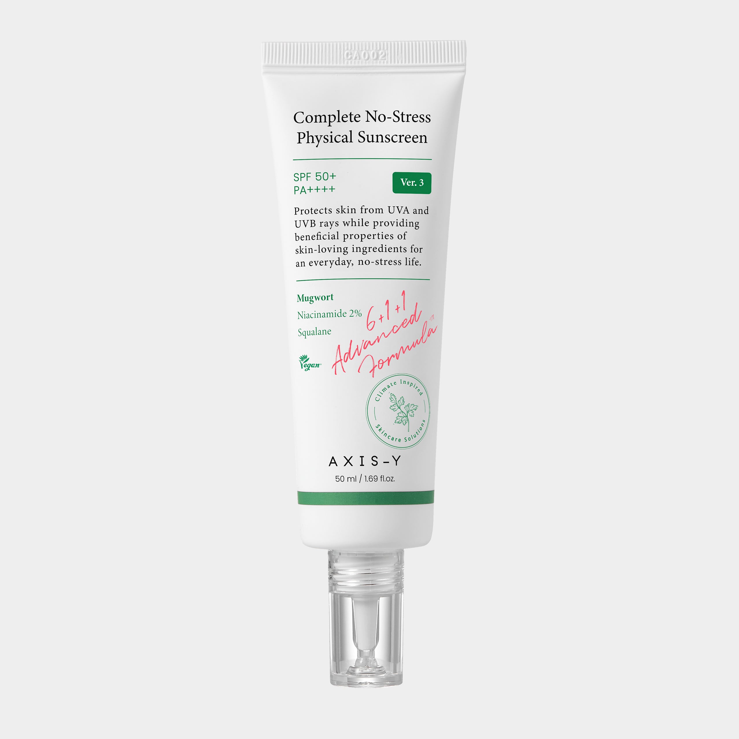 AXIS-Y Complete No-Stress Physical Sunscreen asian authentic genuine original korean skincare montreal toronto calgary canada thekshop thekshop.ca natural organic vegan cruelty-free cosmetics kbeauty vancouver free shipping clean beauty routine skin makeup kpop stayz stan fandom photocard stray kids treasure ateez atiny  