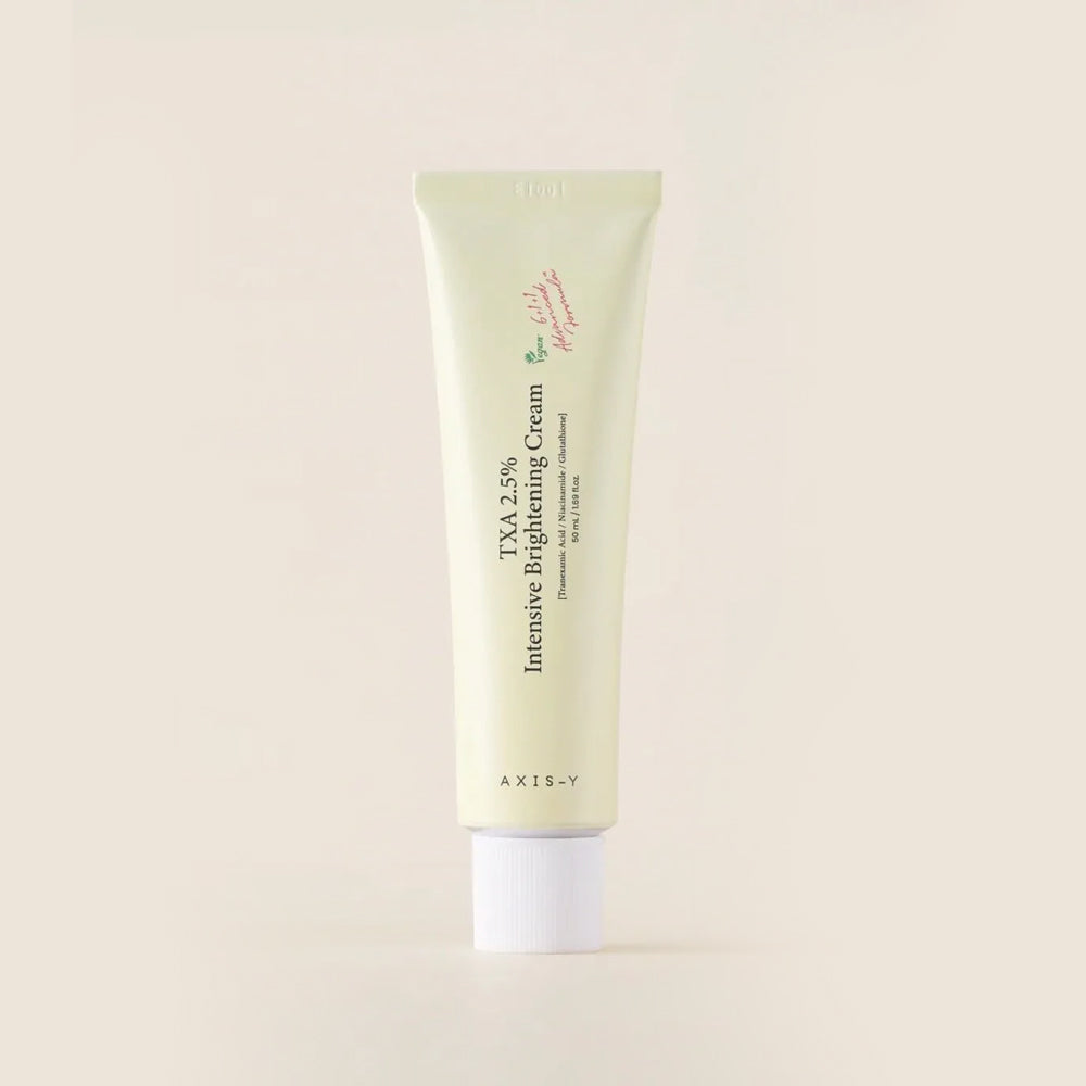 AXIS-Y TXA 2.5% Intensive Brightening Cream a Korean lightweight moisturizer for Uneven and Dull-Looking Skin, to help with dark spots and hyperpigmentation