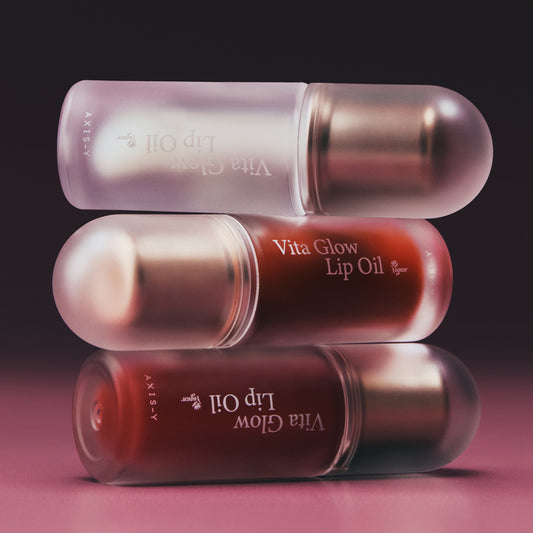 AXIS-Y Vita Glow Lip Oil asian authentic genuine original korean skincare montreal toronto calgary canada thekshop thekshop.ca natural organic vegan cruelty-free cosmetics kbeauty vancouver free shipping clean beauty routine skin makeup kpop stayz stan fandom photocard stray kids treasure ateez atiny dix30 brossard ddo royal mount st-bruno new store