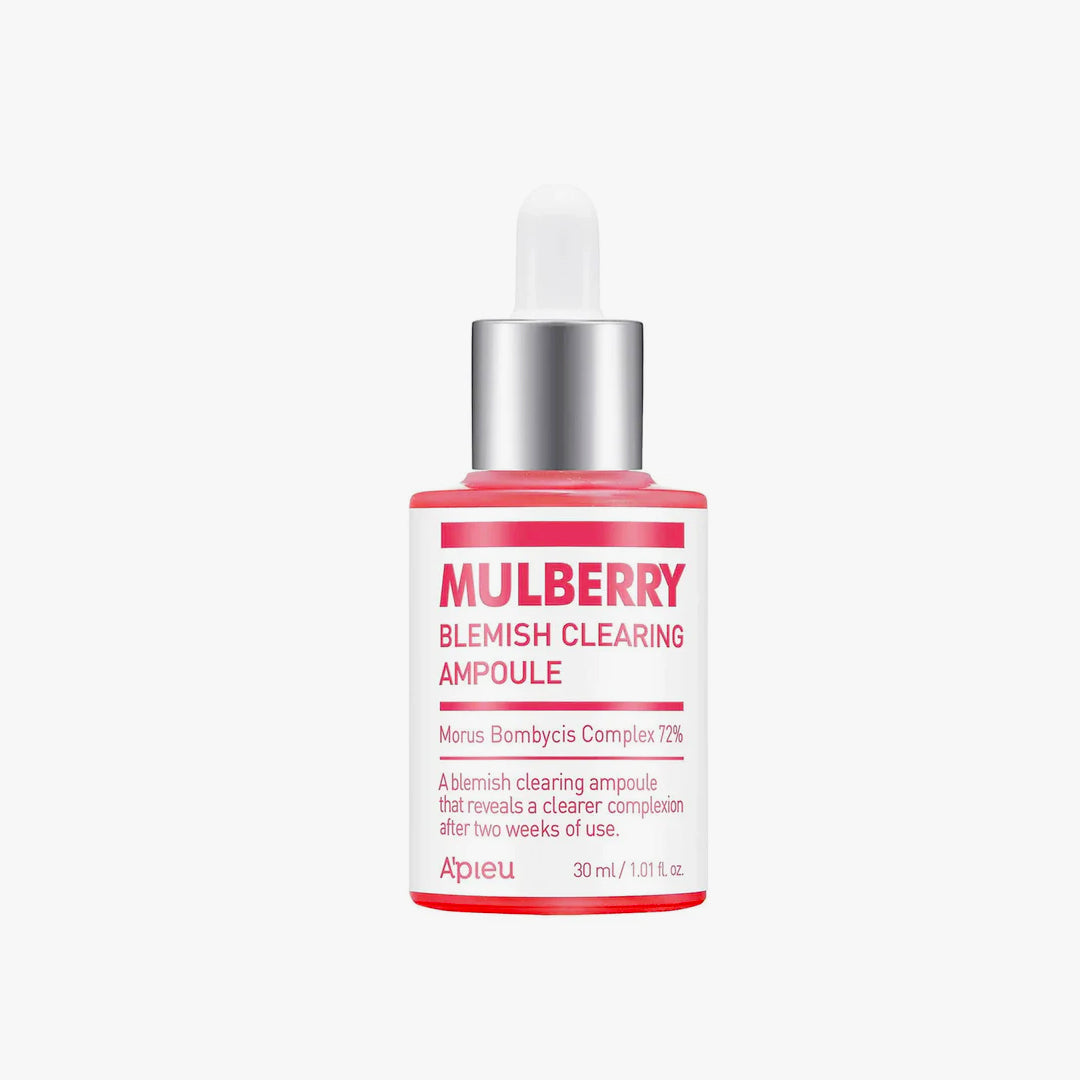 A'PIEU Mulberry Blemish Clearing Ampoule asian authentic genuine original korean skincare montreal toronto calgary canada thekshop thekshop.ca natural organic vegan cruelty-free cosmetics kbeauty vancouver free shipping clean beauty routine skin makeup kpop stayz stan fandom photocard stray kids treasure ateez atiny dix30 brossard