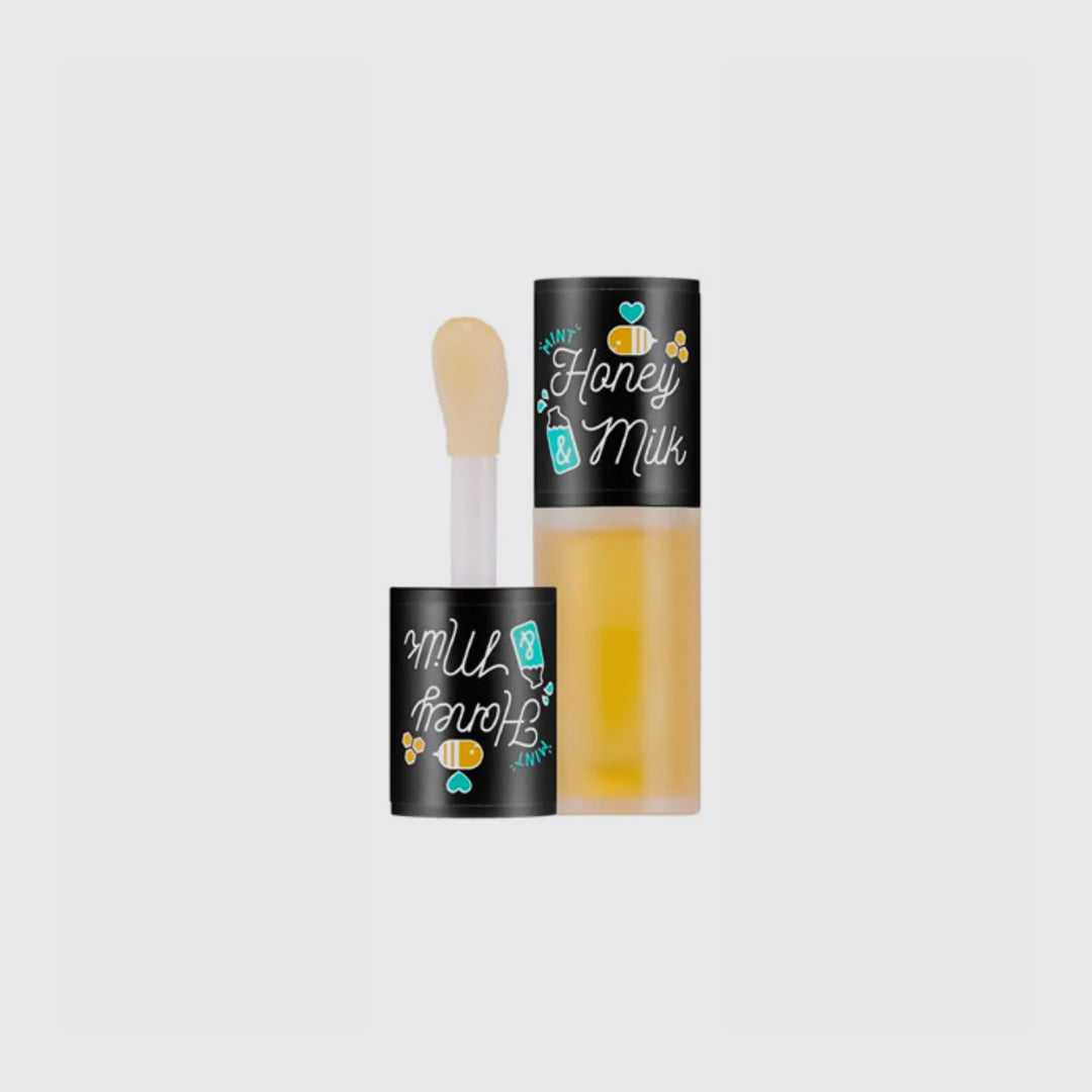 A'PIEU Honey & Milk Lip Oil Mint asian authentic genuine original korean skincare montreal toronto calgary canada thekshop thekshop.ca natural organic vegan cruelty-free cosmetics kbeauty vancouver free shipping clean beauty routine skin makeup kpop stayz stan fandom photocard stray kids treasure ateez atiny dix30 brossard