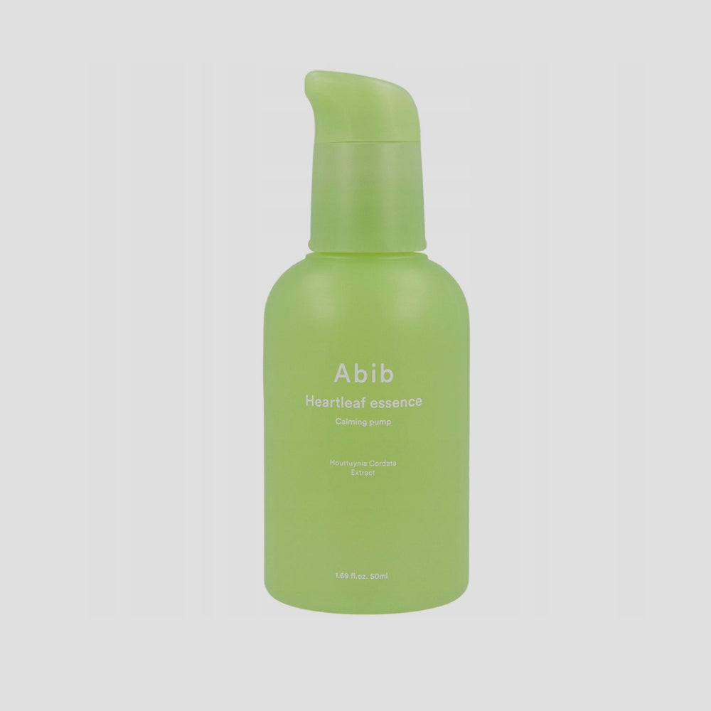 Abib Heartleaf Essence Calming Pump asian authentic genuine original korean skincare montreal toronto calgary canada thekshop thekshop.ca natural organic vegan cruelty-free cosmetics kbeauty vancouver free shipping clean beauty routine skin makeup kpop stayz stan fandom photocard stray kids treasure ateez atiny  