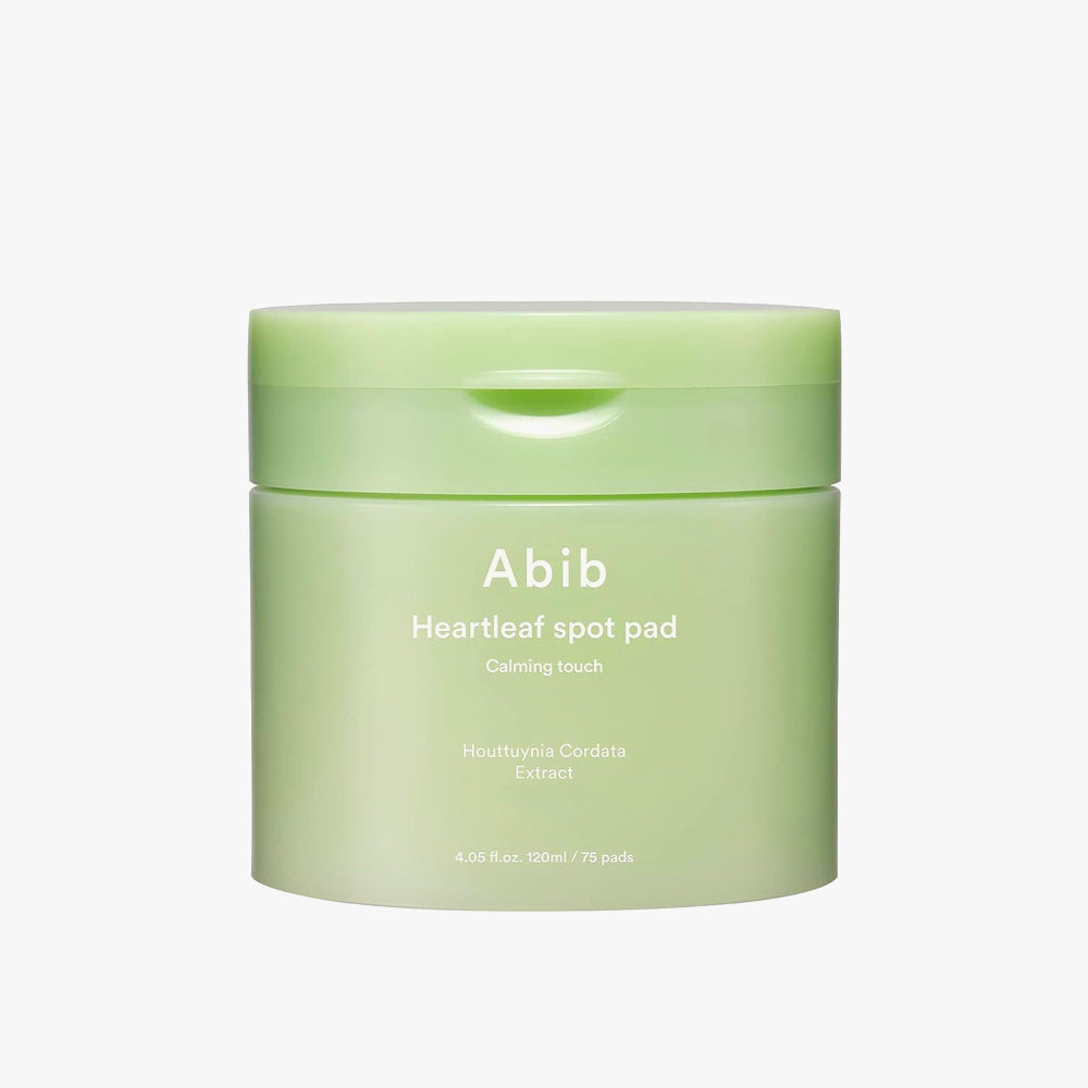 Abib Heartleaf Spot Pad Calming Touch Korean soothing toner pads for sensitive skin