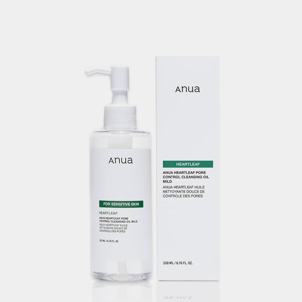 Anua Heartleaf Pore Control Cleansing Oil Mild asian authentic genuine original korean skincare montreal toronto calgary canada thekshop thekshop.ca natural organic vegan cruelty-free cosmetics kbeauty vancouver free shipping clean beauty routine skin makeup kpop stayz stan fandom photocard stray kids treasure ateez atiny dix30 brossard
