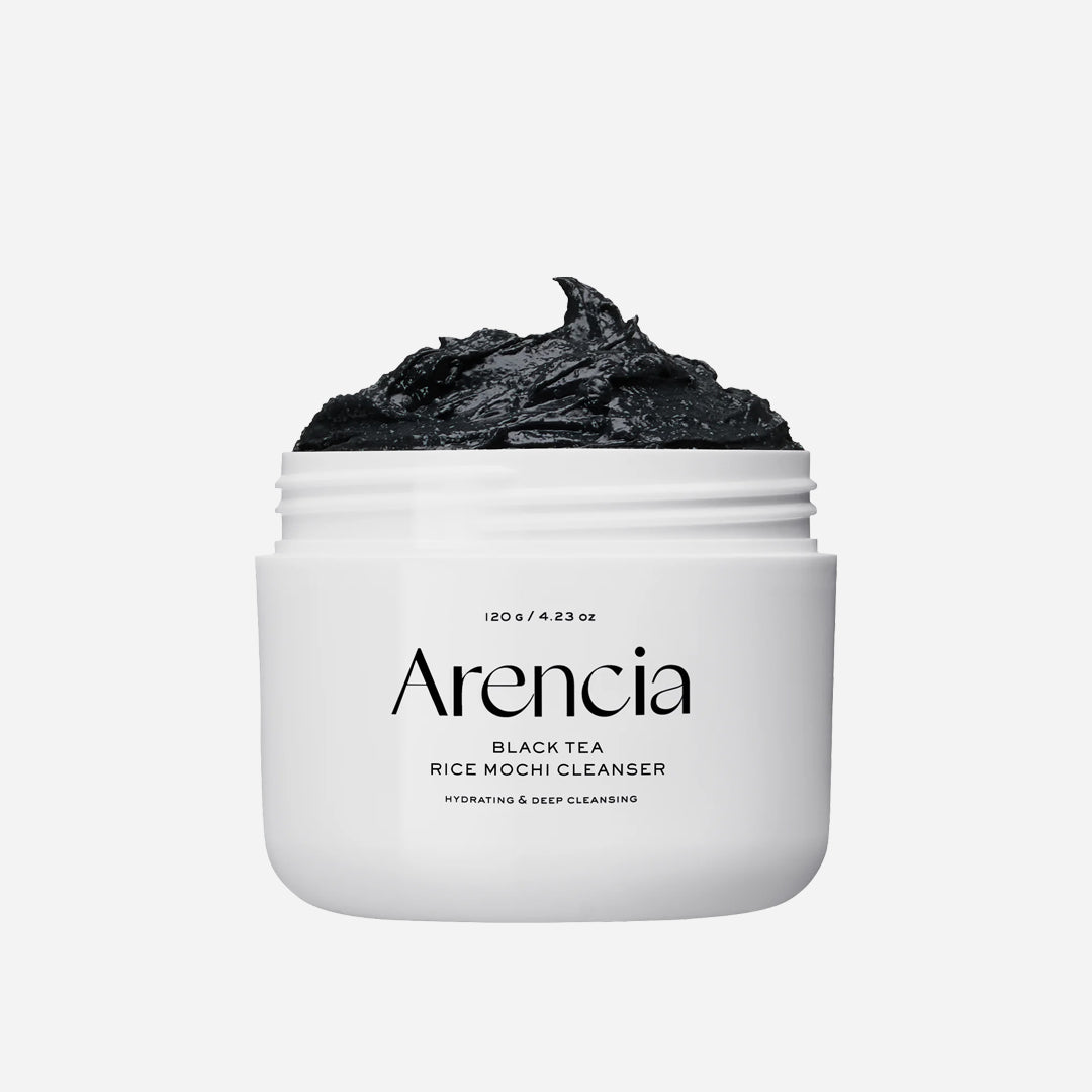 Arencia Black Tea Rice Mochi Cleanser asian authentic genuine original korean skincare montreal toronto calgary canada thekshop thekshop.ca natural organic vegan cruelty-free cosmetics kbeauty vancouver free shipping clean beauty routine skin makeup kpop stayz stan fandom photocard stray kids treasure ateez atiny dix30 brossard ddo st-bruno new store