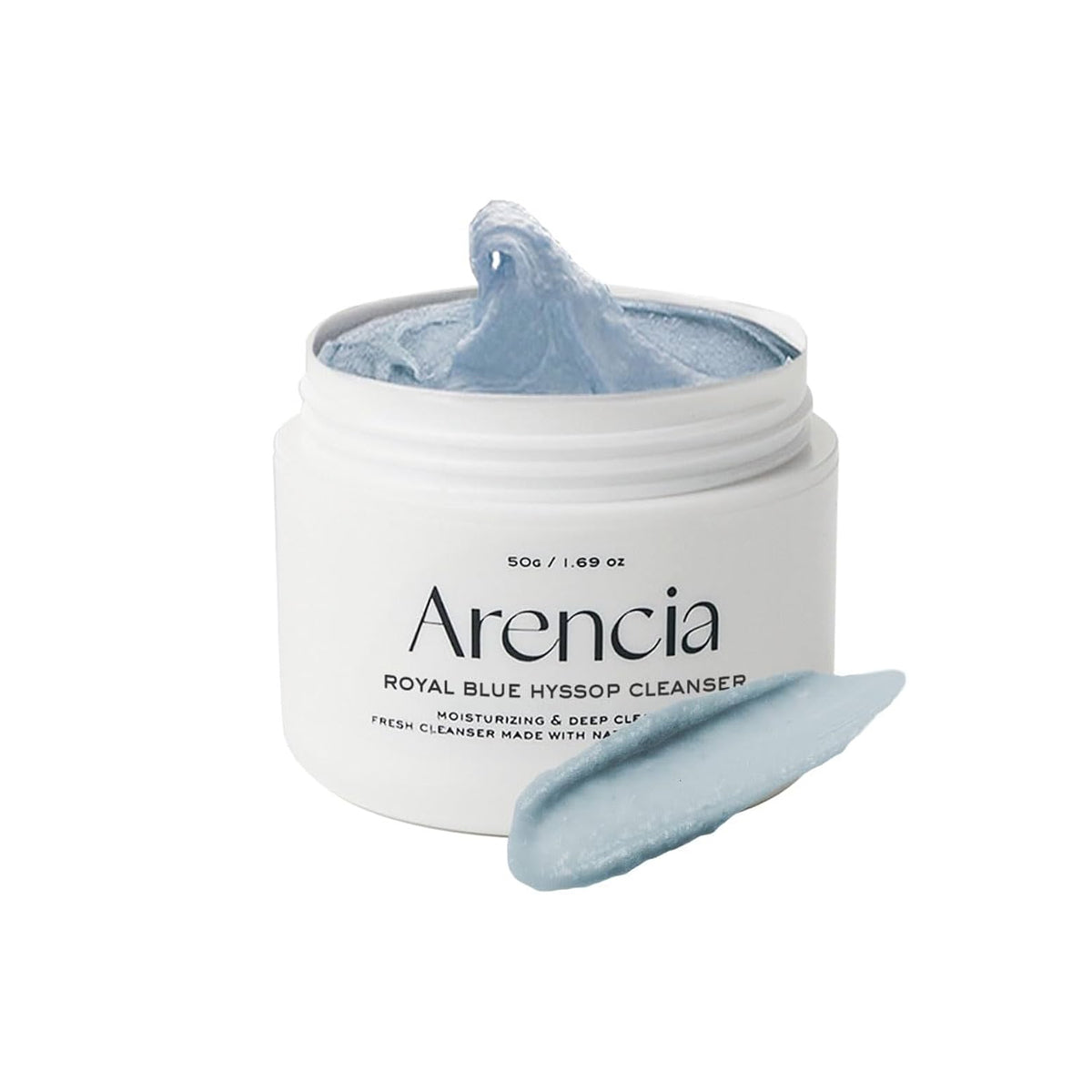 Arencia Fresh Royal Blue Hyssop Cleanser asian authentic genuine original korean skincare montreal toronto calgary canada thekshop thekshop.ca natural organic vegan cruelty-free cosmetics kbeauty vancouver free shipping clean beauty routine skin makeup kpop stayz stan fandom photocard stray kids treasure ateez atiny dix30 brossard