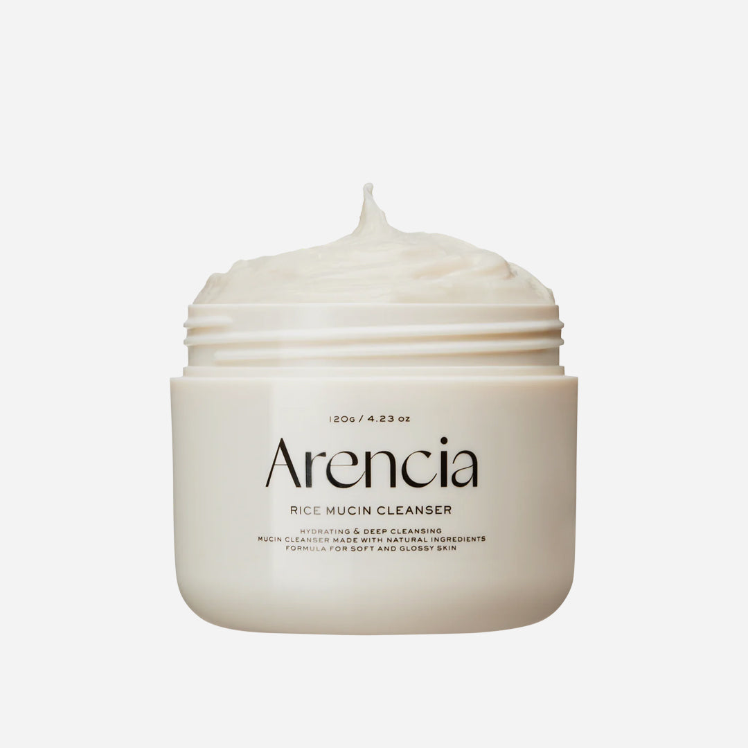 Arencia Rice Mucin Cleanser asian authentic genuine original korean skincare montreal toronto calgary canada thekshop thekshop.ca natural organic vegan cruelty-free cosmetics kbeauty vancouver free shipping clean beauty routine skin makeup kpop stayz stan fandom photocard stray kids treasure ateez atiny dix30 brossard ddo st-bruno new store