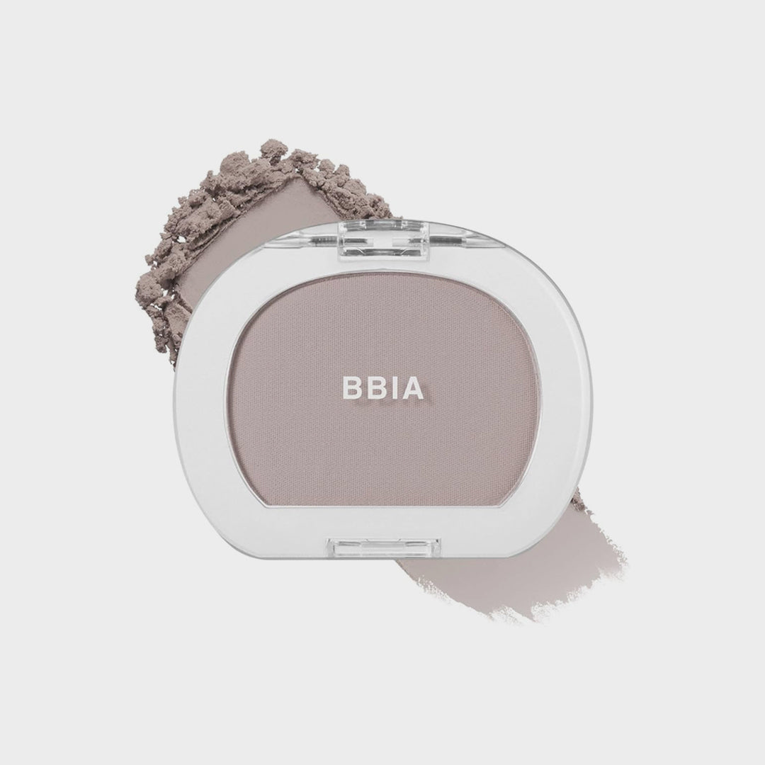 BBIA Last Blush 12 Grayish Korean muted cool tone powder blush swatch matte finish contour effect