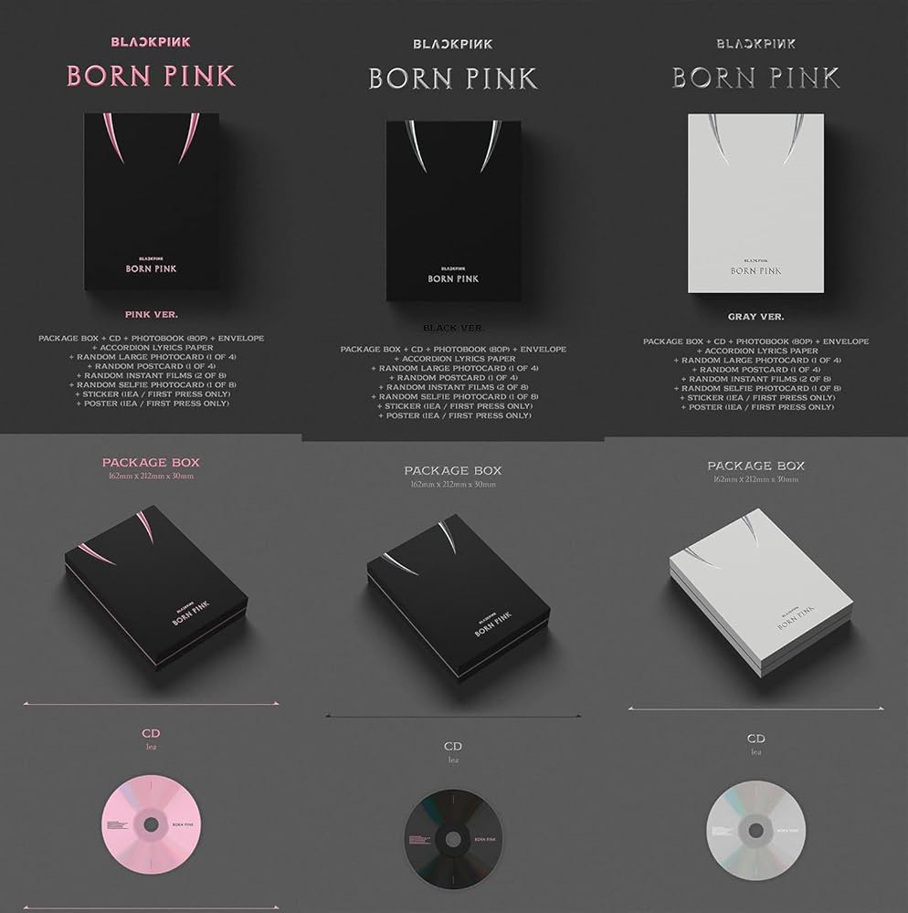 BLACKPINK 2ND ALBUM [BORN PINK] BOX Ver. asian authentic genuine original korean skincare montreal toronto calgary canada thekshop thekshop.ca natural organic vegan cruelty-free cosmetics kbeauty vancouver free shipping clean beauty routine skin makeup kpop stayz stan fandom photocard stray kids treasure ateez atiny dix30 brossard ddo royal mount st-bruno new store