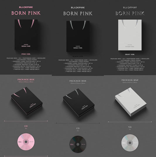 BLACKPINK 2ND ALBUM [BORN PINK] BOX Ver. asian authentic genuine original korean skincare montreal toronto calgary canada thekshop thekshop.ca natural organic vegan cruelty-free cosmetics kbeauty vancouver free shipping clean beauty routine skin makeup kpop stayz stan fandom photocard stray kids treasure ateez atiny dix30 brossard ddo royal mount st-bruno new store