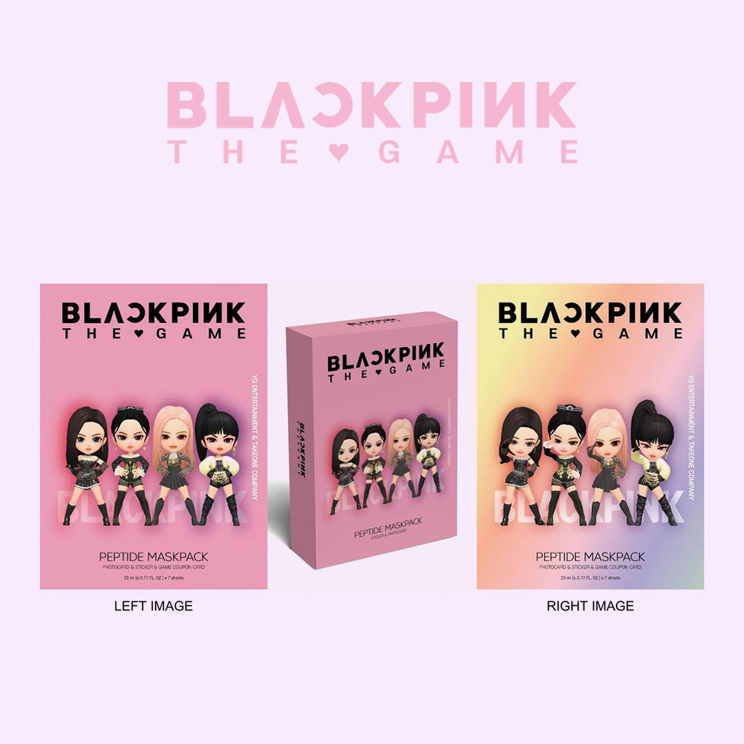 Blackpink-themed mask pack boxes with colorful designs on a white background. asian authentic genuine original korean skincare montreal toronto calgary canada thekshop thekshop.ca natural organic vegan cruelty-free cosmetics kbeauty vancouver free shipping clean beauty routine skin makeup kpop stayz stan fandom photocard stray kids treasure ateez atiny dix30 brossard ddo royal mount st-bruno new store

