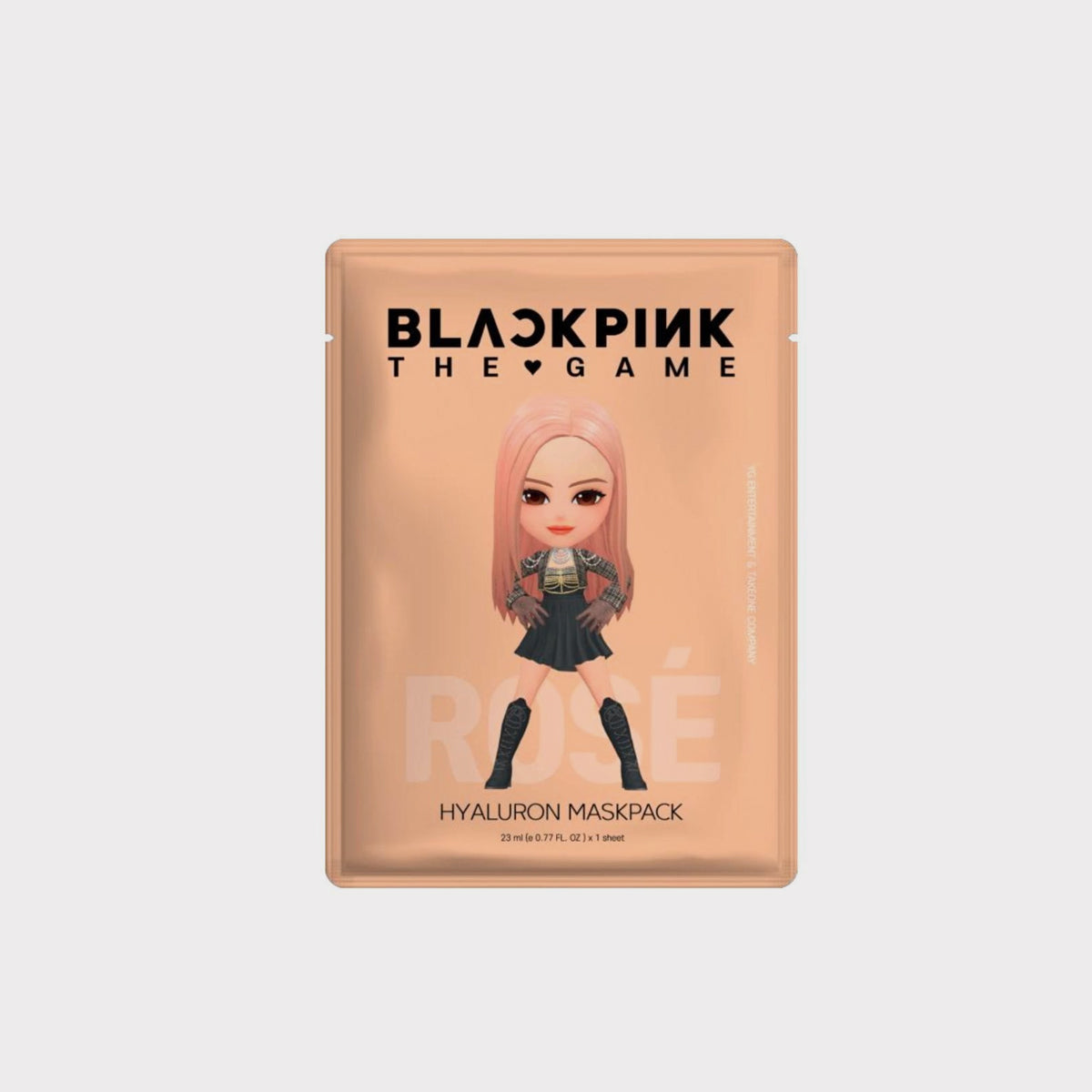 BLACKPINK THE GAME MASK Rosé (Hyaluron): Provides deep hydration for dewy skin.