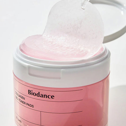 Biodance Collagen Gel Toner Pads asian authentic genuine original korean skincare montreal toronto calgary canada thekshop thekshop.ca natural organic vegan cruelty-free cosmetics kbeauty vancouver free shipping clean beauty routine skin makeup kpop stayz stan fandom photocard stray kids treasure ateez atiny dix30 brossard ddo st-bruno new store