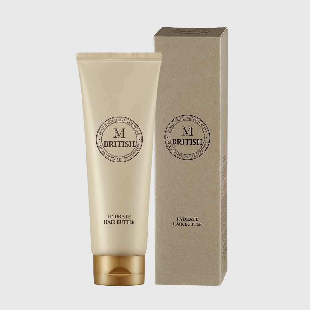 British M Hydrate Hair Butter asian authentic genuine original korean skincare montreal toronto calgary canada thekshop thekshop.ca natural organic vegan cruelty-free cosmetics kbeauty vancouver free shipping clean beauty routine skin makeup kpop stayz stan fandom photocard stray kids treasure ateez atiny  