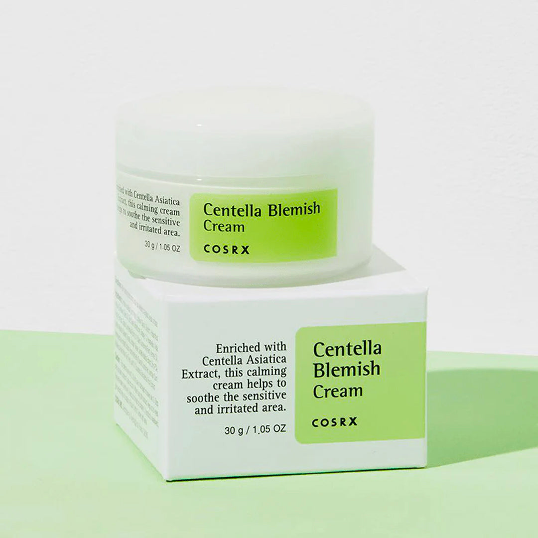 COSRX Centella Blemish Cream asian authentic genuine original korean skincare montreal toronto calgary canada thekshop thekshop.ca natural organic vegan cruelty-free cosmetics kbeauty vancouver free shipping clean beauty routine skin makeup