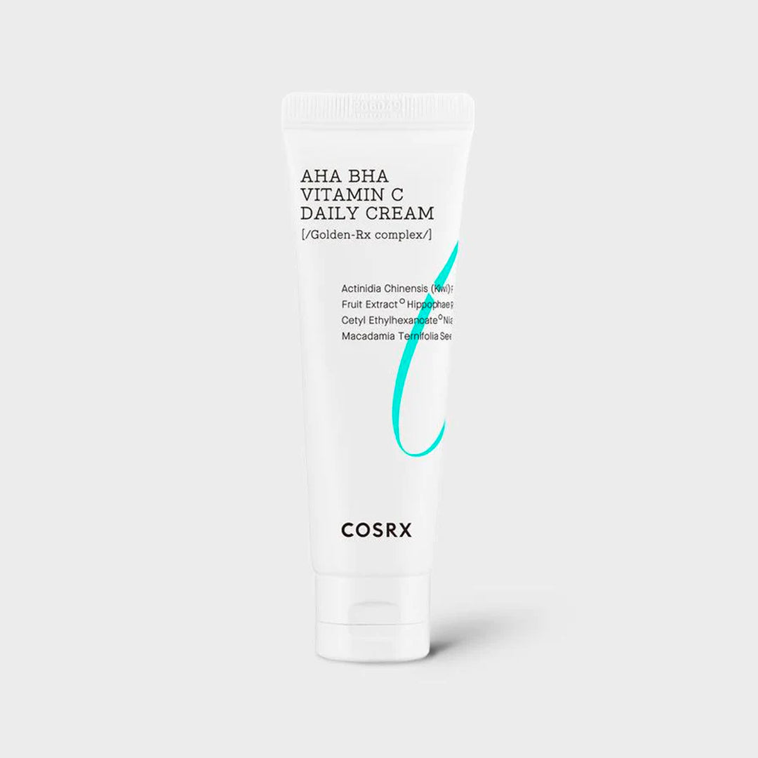 COSRX AHA/BHA Refresh Vitamin C Daily Cream asian authentic genuine original korean skincare montreal toronto calgary canada thekshop thekshop.ca natural organic vegan cruelty-free cosmetics kbeauty vancouver free shipping clean beauty routine skin makeup